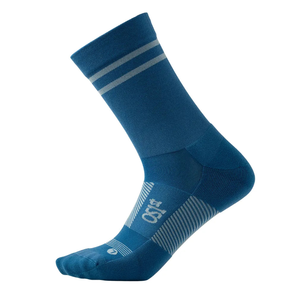 Thin Air Performance Socks | 3/4 Crew in Blue Shift