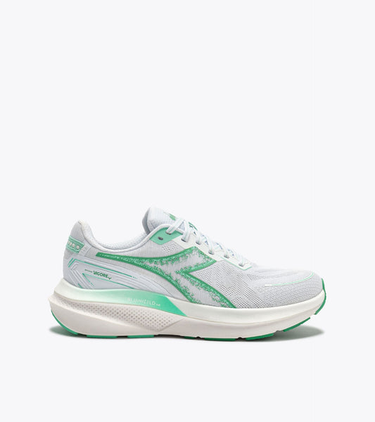 Women's Diadora Mythos Blueshield Vigore V - White/Cabbage