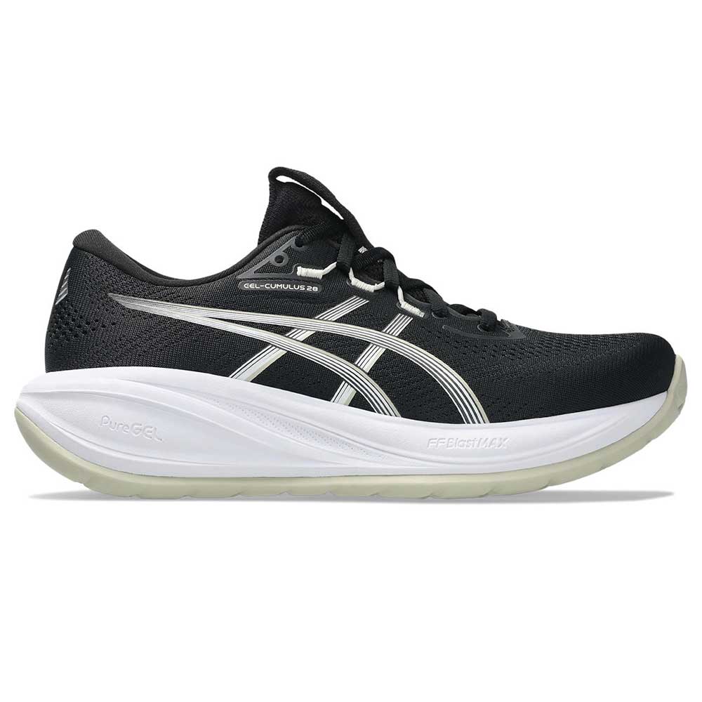 Women's Asics Gel Cumulus 28 - Black/White