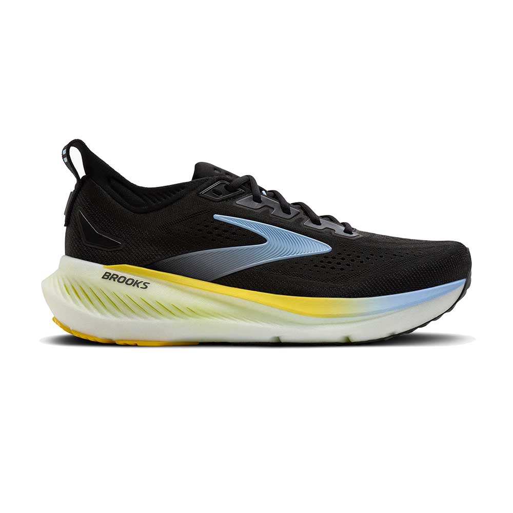 Men's Brooks Glycerin 23 - Black/Cyber Yellow/Nightlife - Regular