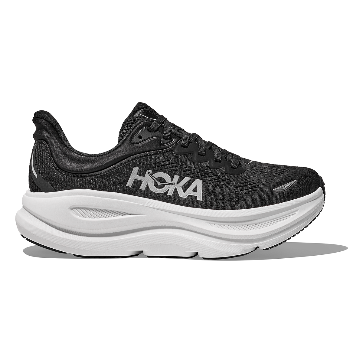 Men's Hoka Bondi 9 - Black/White