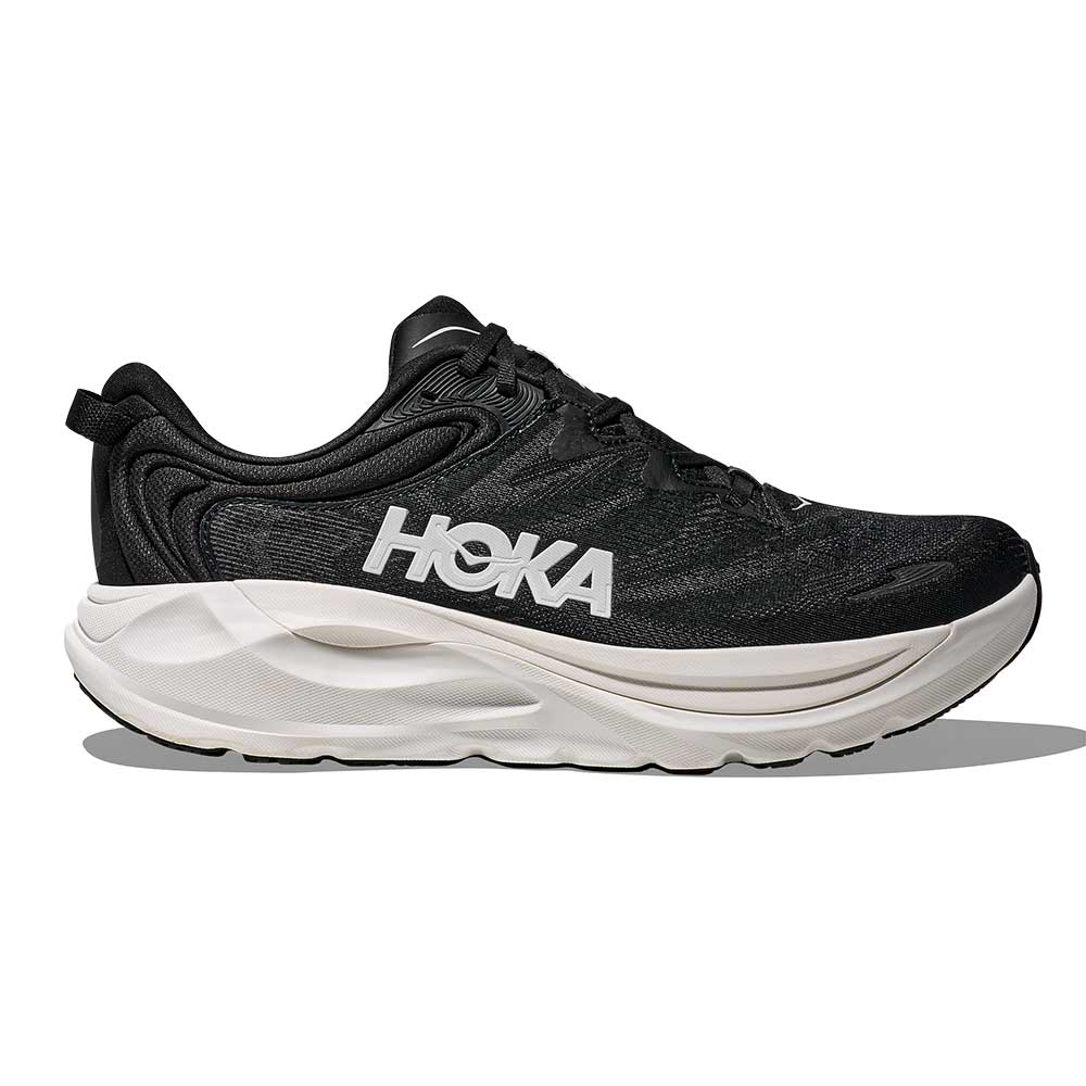 Men's Hoka Gaviota 6 - Black/White - Wide