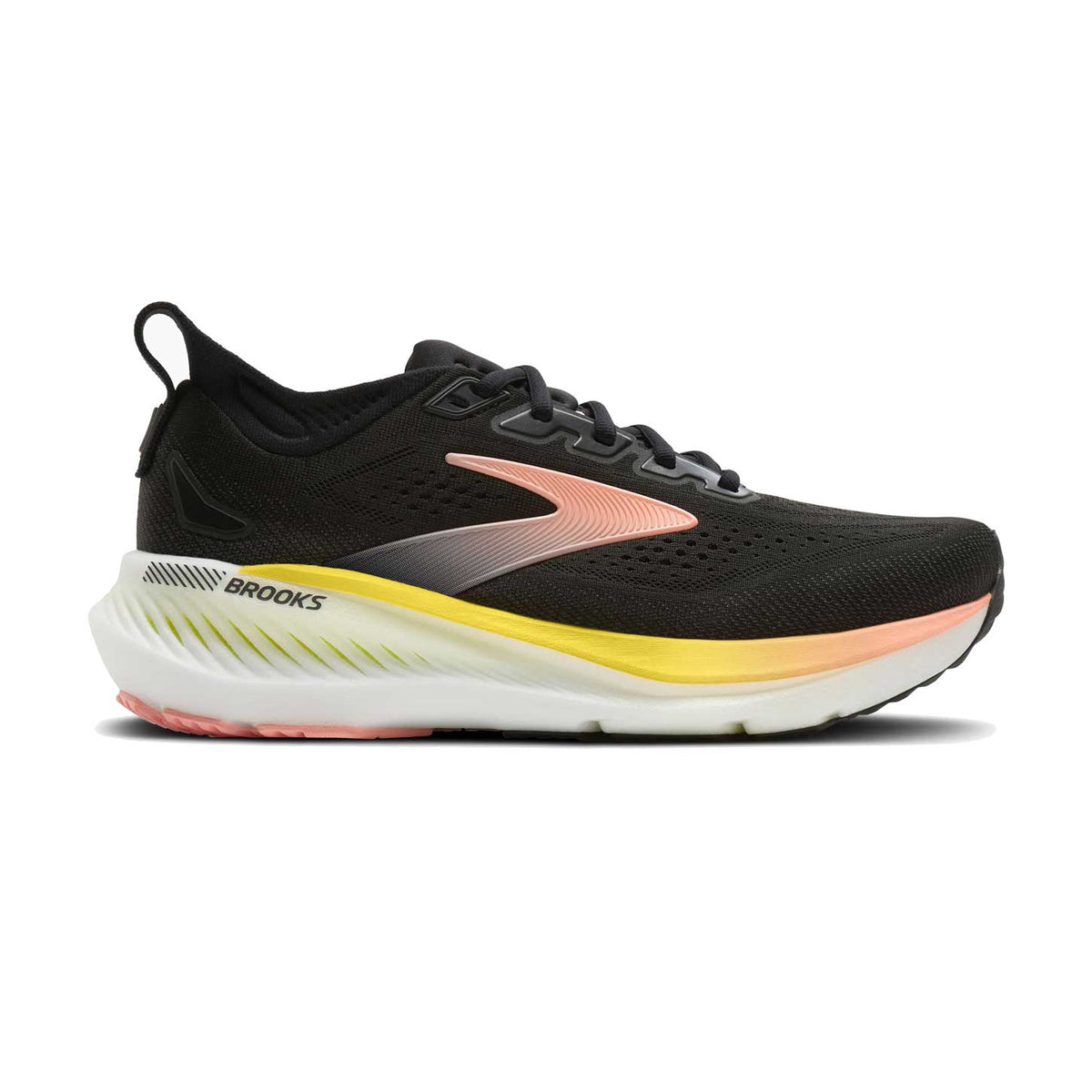 Women's Brooks Glycerin GTS 23 - Black/Peach/Nightlife - Regular