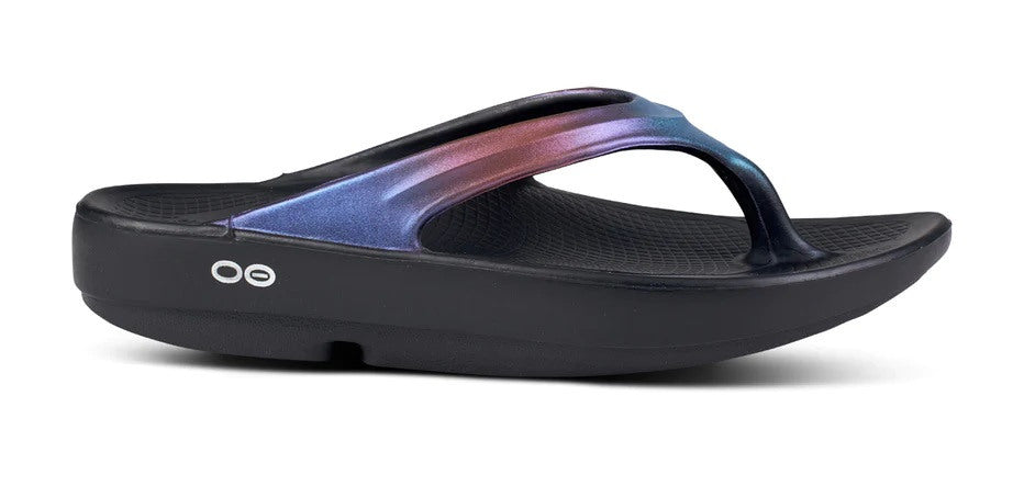 Oofos Oolala Luxe Women's - Midnight spectre thong