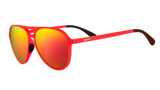 Goodr MACH G Sunglasses - Captain Blunt's Red-Eye