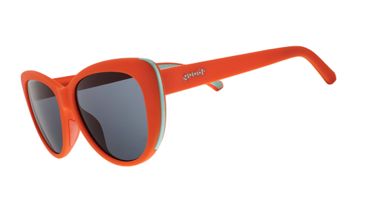 Goodr Glam G Sunglasses - Ties Cherry Stem With Tongue