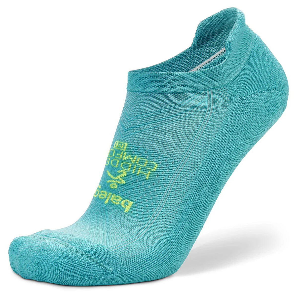 Balega Hidden Comfort No Show socks in Neon Aqua