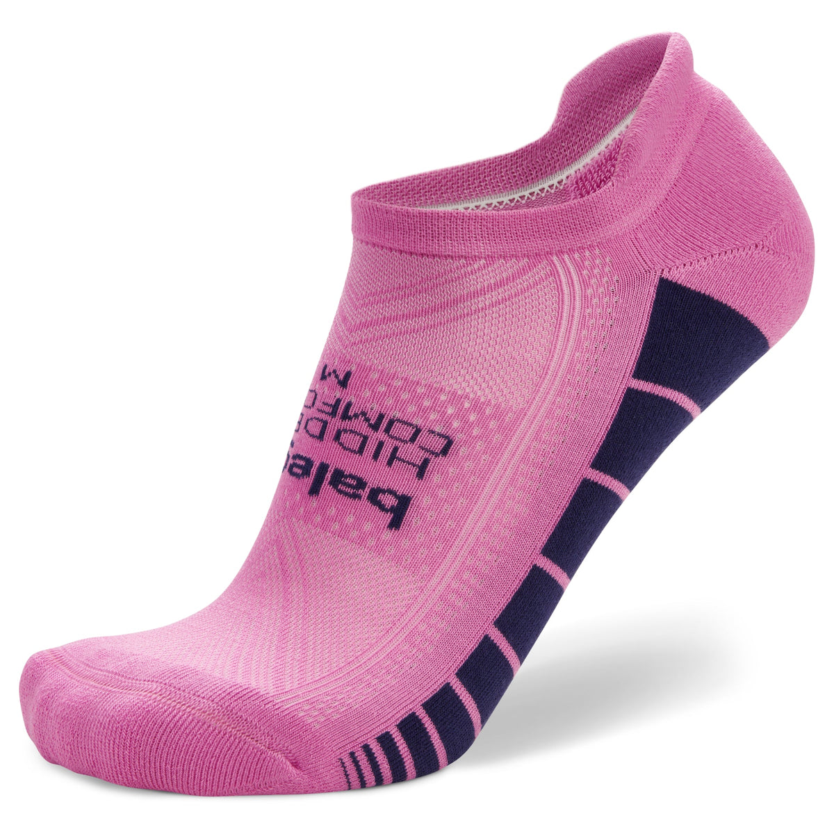 Balega Hidden Comfort No Show socks in Super Pink Skipper