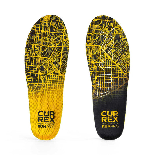 CURREX RUNPRO Medium Profile Insoles - Orange