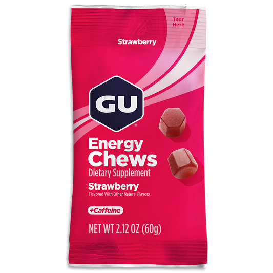 GU Energy Chews - Strawberry, 60 g packet