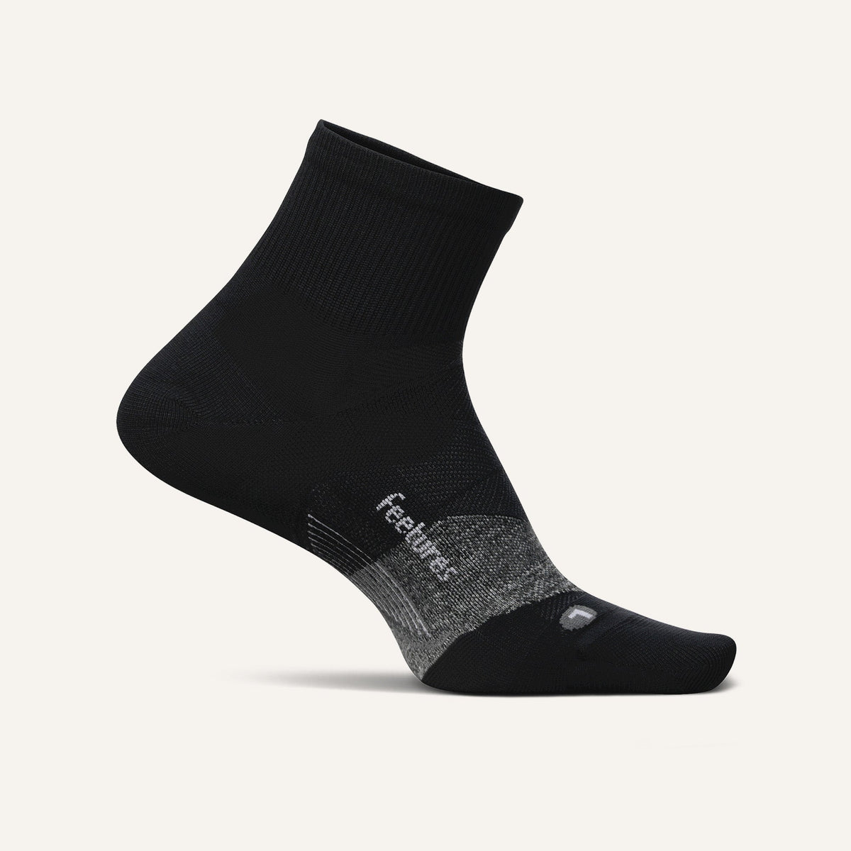 Feetures Elite Ultra Light Quarter Socks - Black