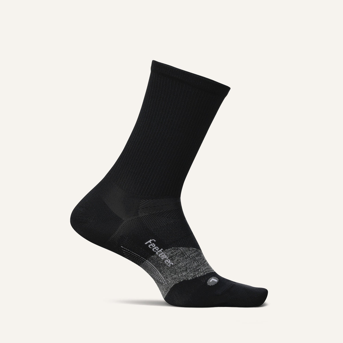 Feetures Elite Ultra Light Mini Crew Socks - Black