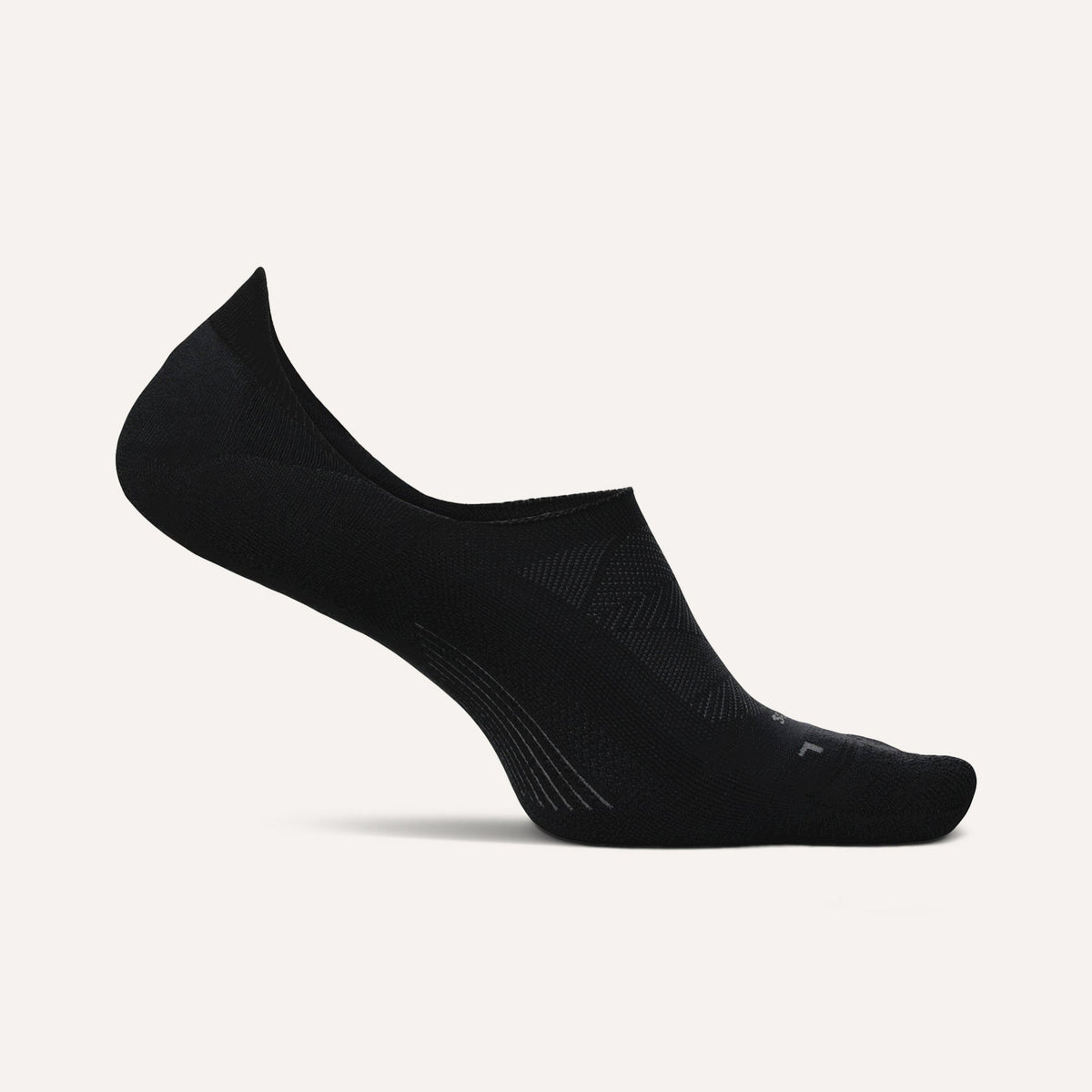 Feetures Elite Invisible Light Cushion Socks - Black