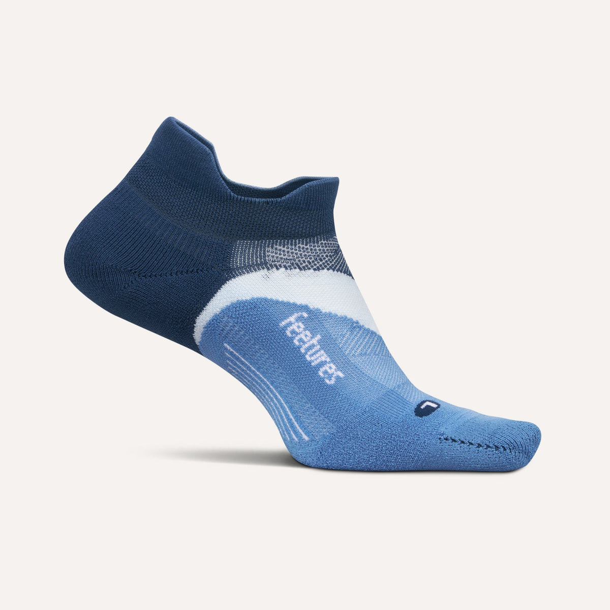 Feetures Elite Light Cushion Tab Socks - Blue Wave