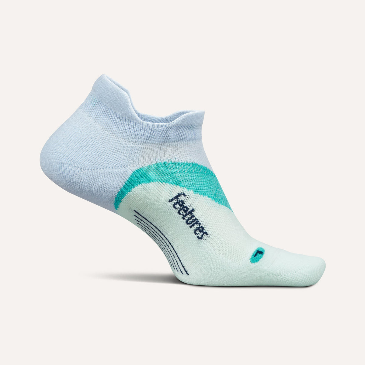 Feetures Elite Light Cushion Tab Socks - Glacier Mist