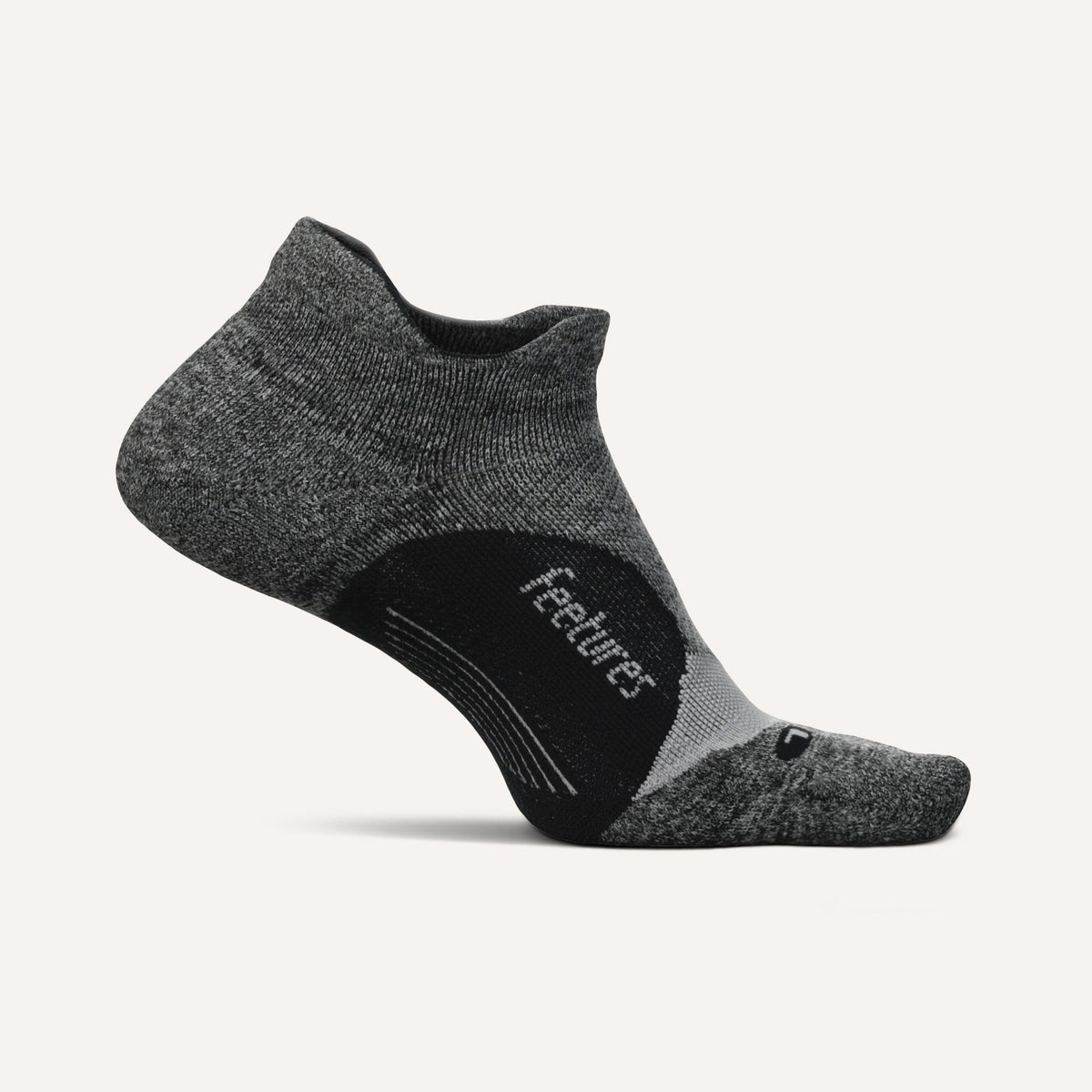Feetures Elite Light Cushion Tab Socks - Gray
