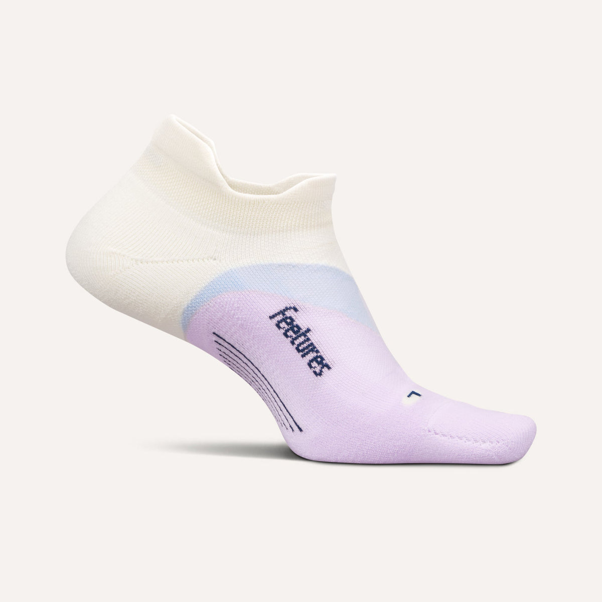 Feetures Elite Light Cushion Tab Socks - Lilac Breeze