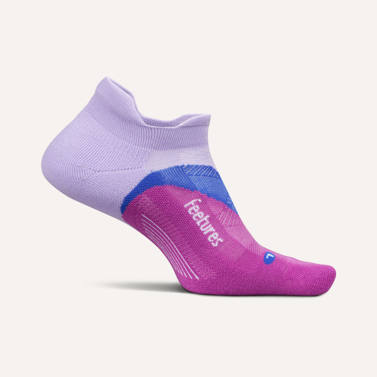 Feetures Elite Light Cushion Tab Socks - Wild Bloom