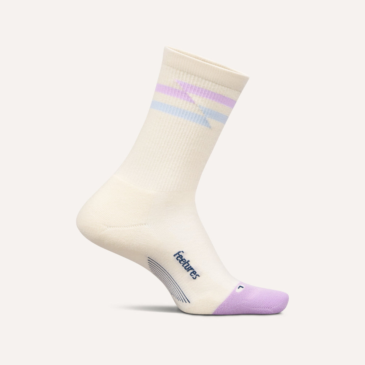 Feetures Elite Max Cushion Mini Crew Socks - Soft Track