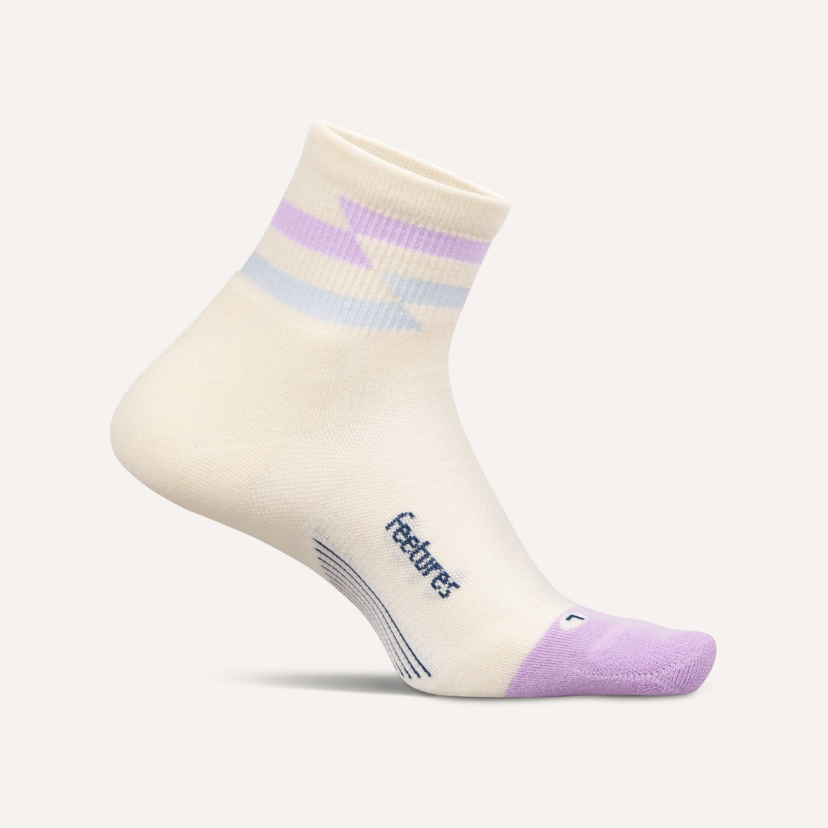 Feetures Elite Max Cushion Quarter Socks - Soft Track