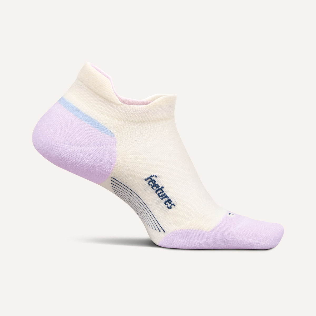 Feetures Elite Max Cushion Tab Socks - Lilac Breeze