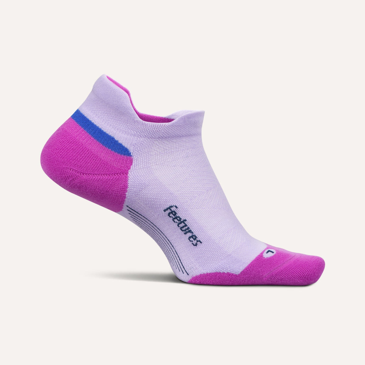 Feetures Elite Max Cushion Tab Socks - Wild Bloom
