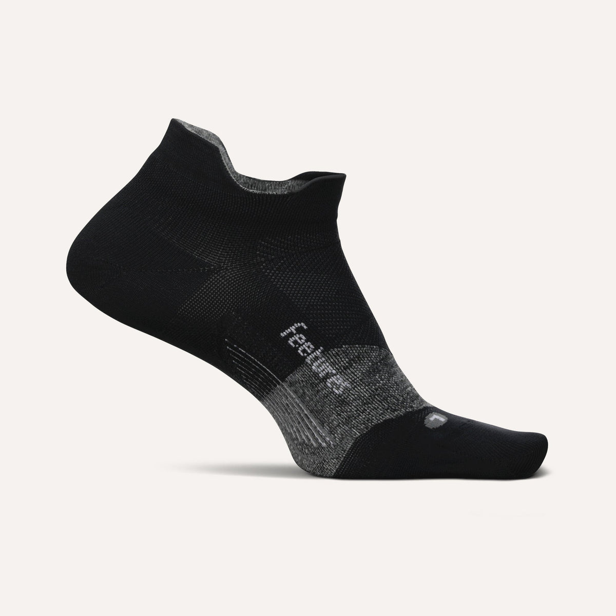 Feetures Elite Ultra Light Tab Socks - Black