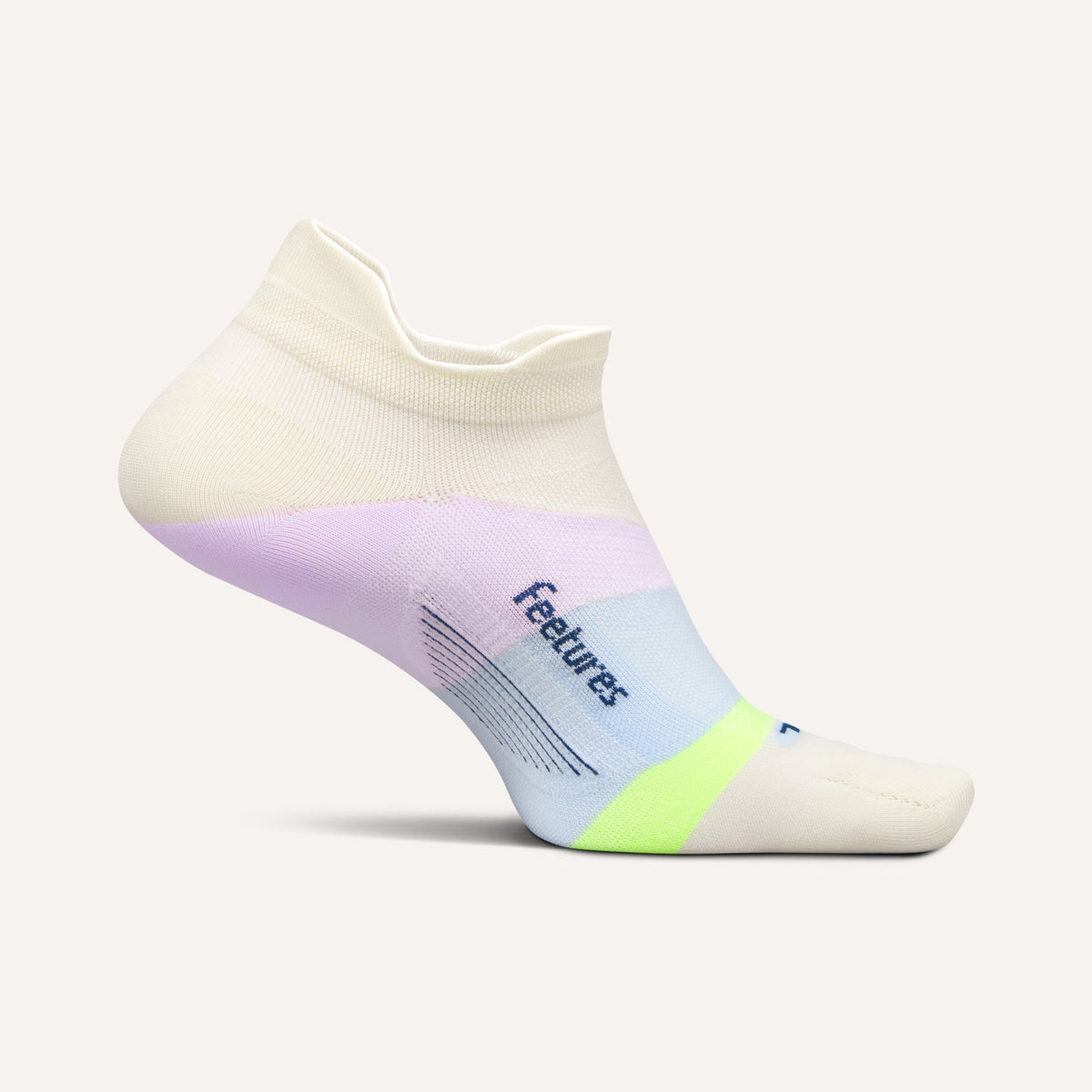 Feetures Elite Ultra Light Tab Socks - Lilac Breeze