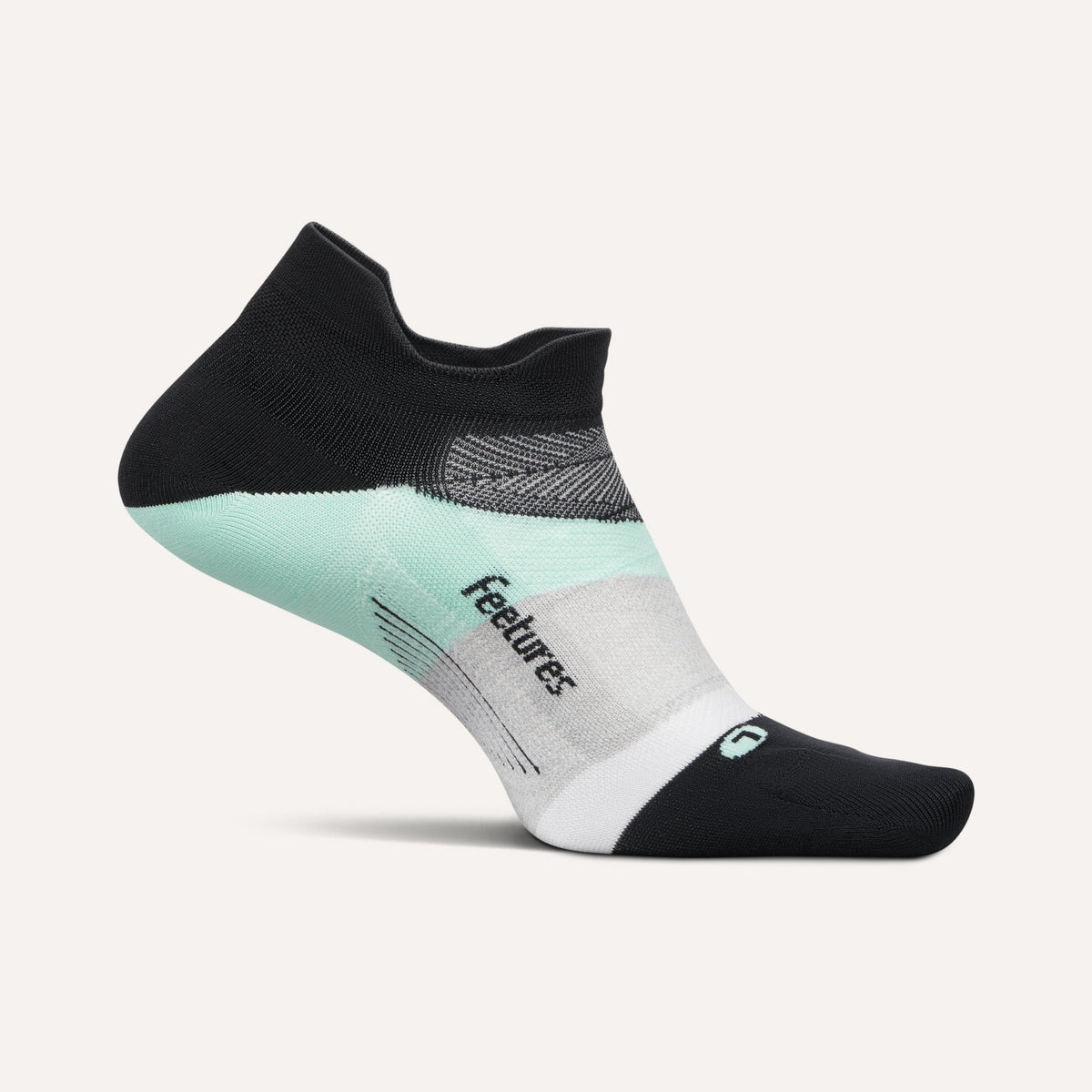Feetures Elite Ultra Light Tab Socks - Mint Chip