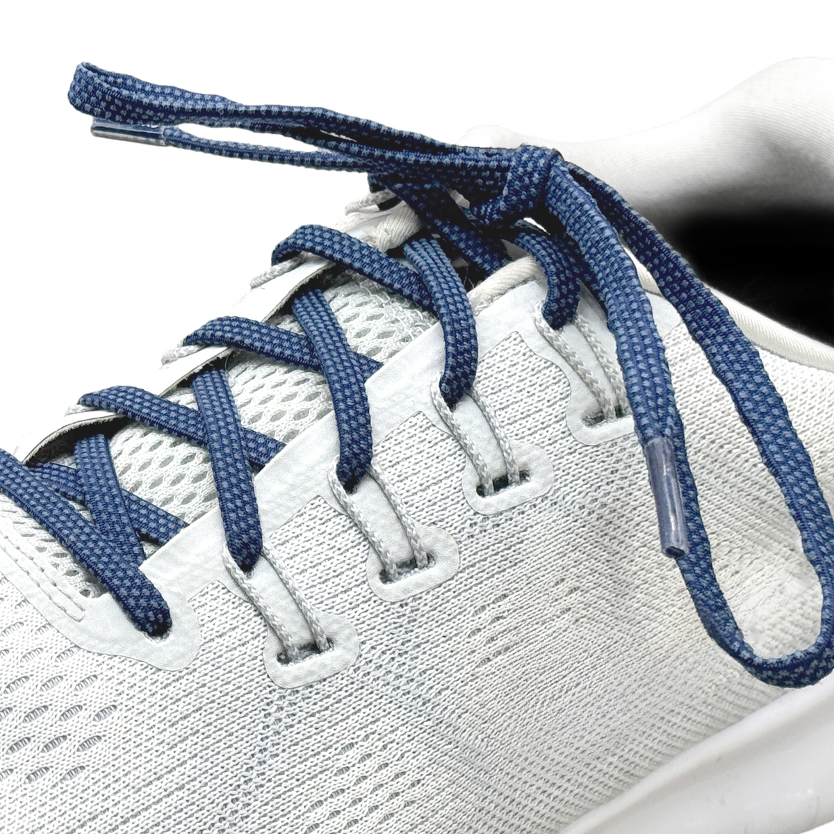 Caterpy Air Elastic Shoelaces - Air 2.0 - Midnight Blue - Standard: 45in (114cm)
