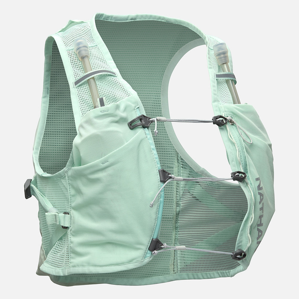 Nathan Women's Pinnacle Breeze 4L Hydration Vest - Surf Spray/ Reflective Silver / Xxs-Sm