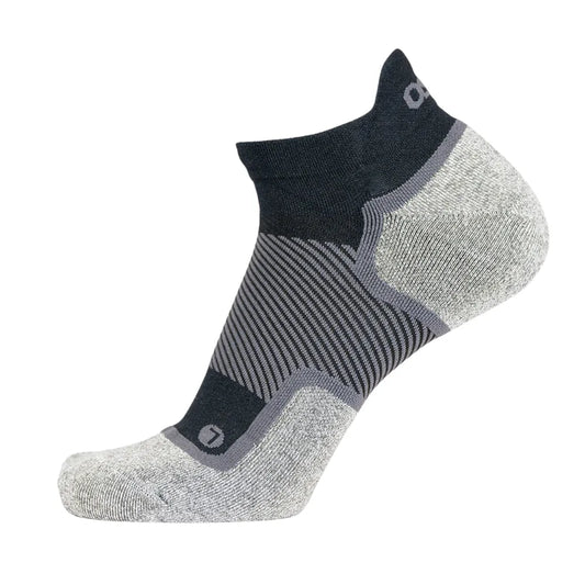 OS1st Wide Wellness No Show Socks - S / Black