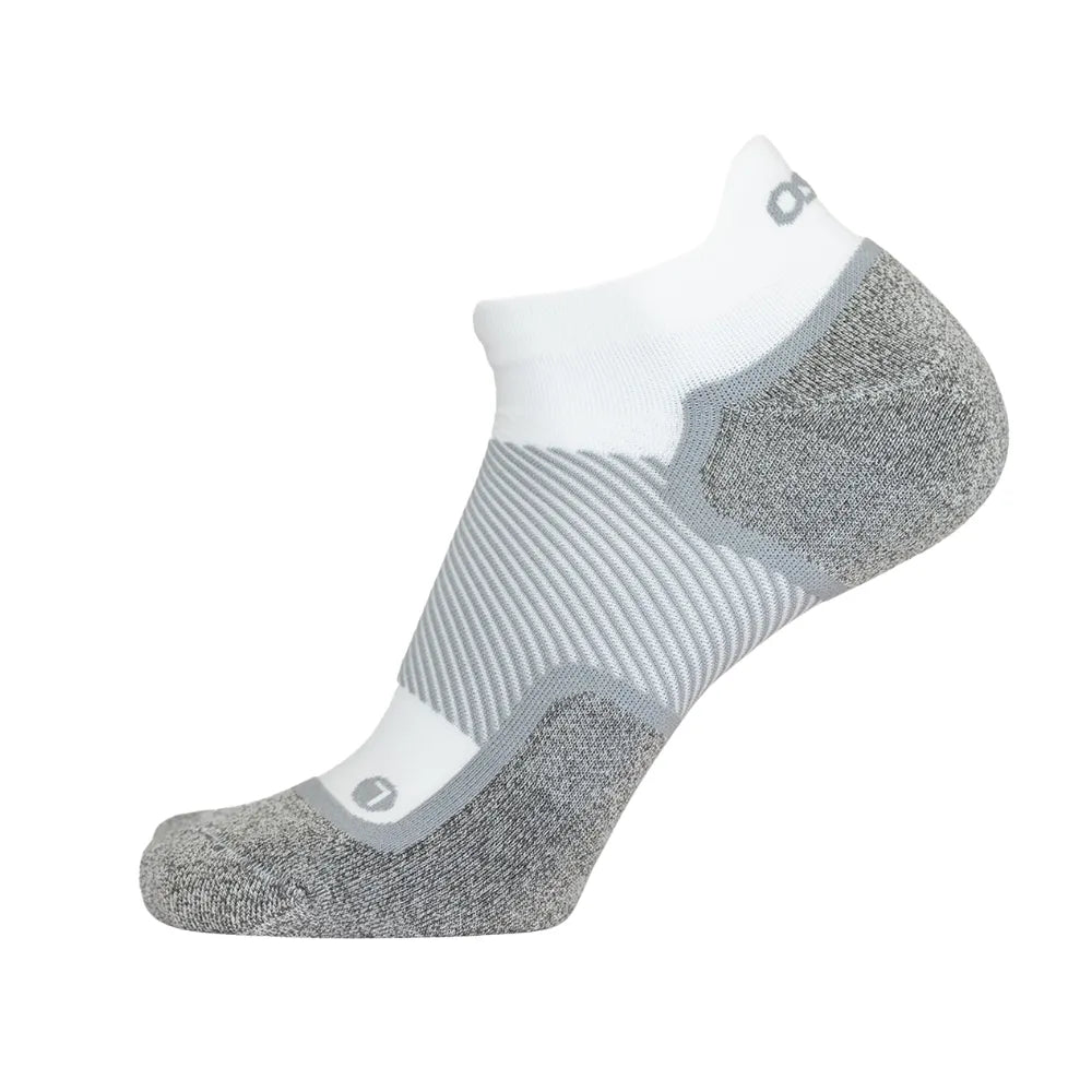 OS1st Wide Wellness No Show Socks - S / White