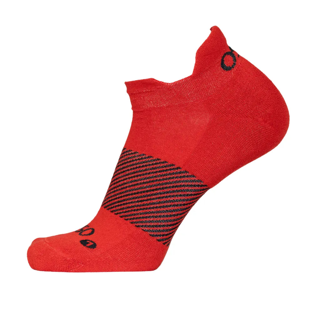 Wicked Comfort Socks | No Show in Cardinal