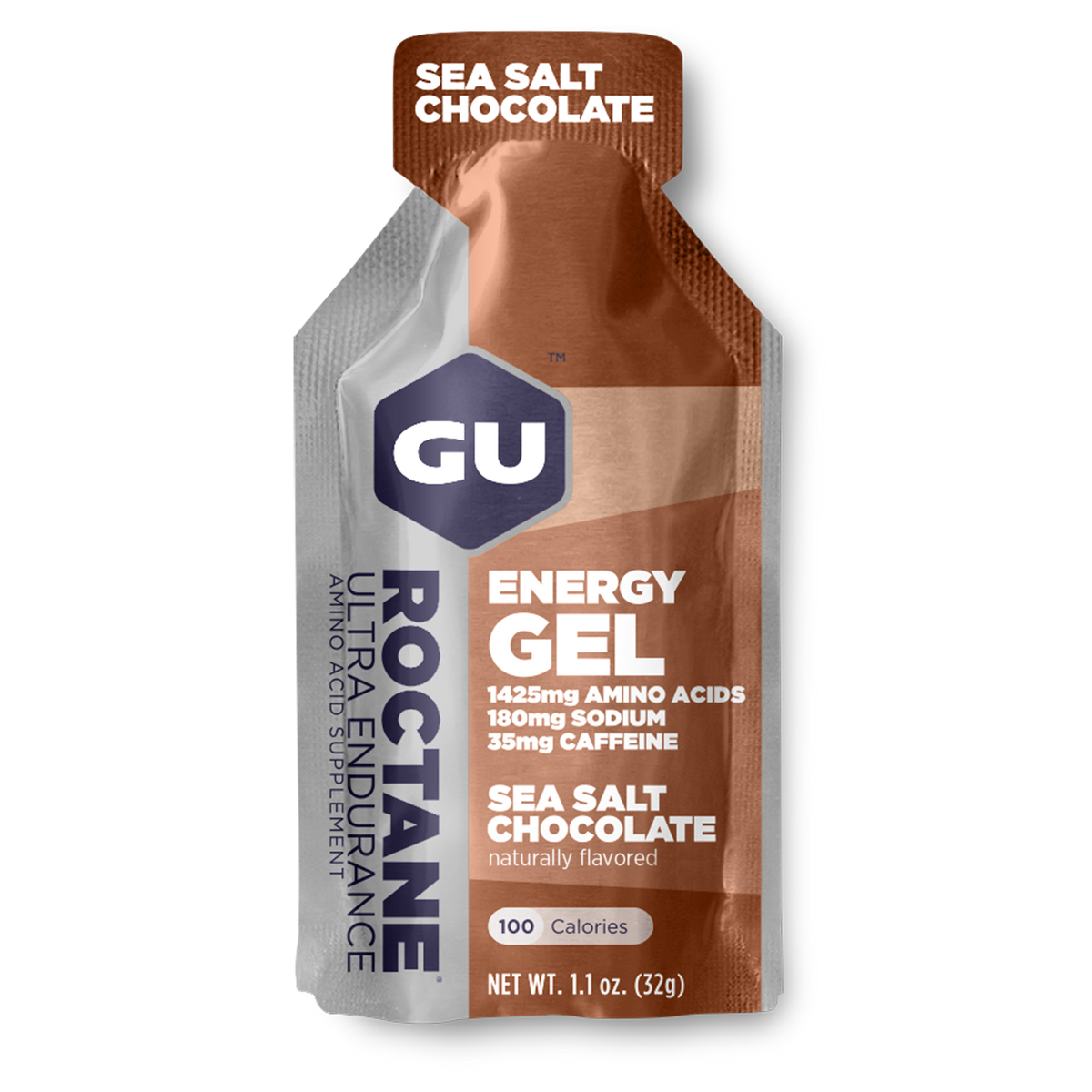 GU ROCTANE Energy Gel - Sea Salt Chocolate, single packet