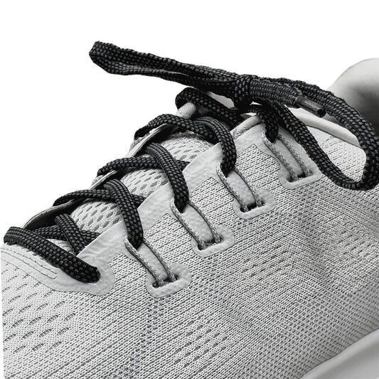 Caterpy Air Elastic Shoelaces - Air 2.0 - Smokey Black - Standard: 45in (114cm)