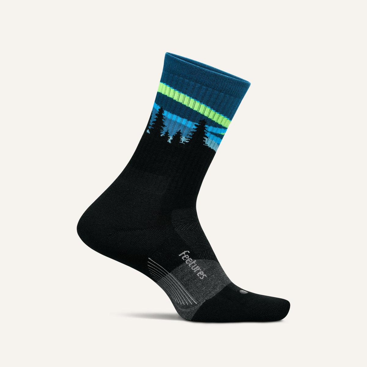 Trail Max Cushion Mini Crew - Final Run - Blue Aurora / XLARGE