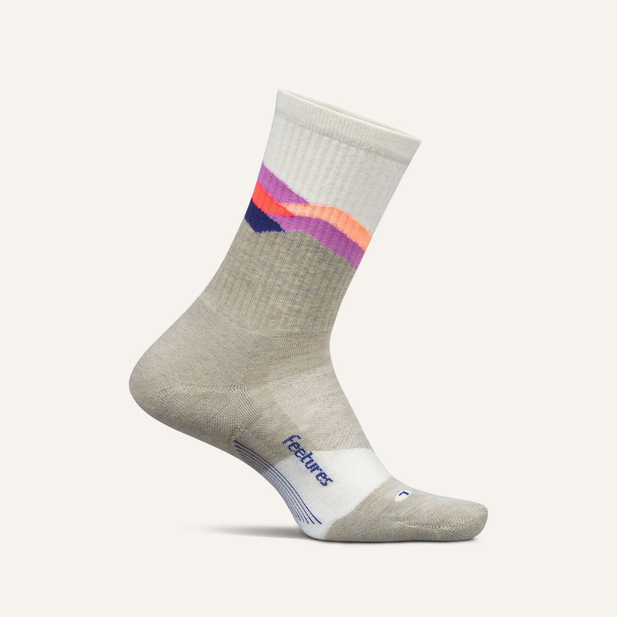 Trail Max Cushion Mini Crew - Final Run - Mountain High Cream / LARGE
