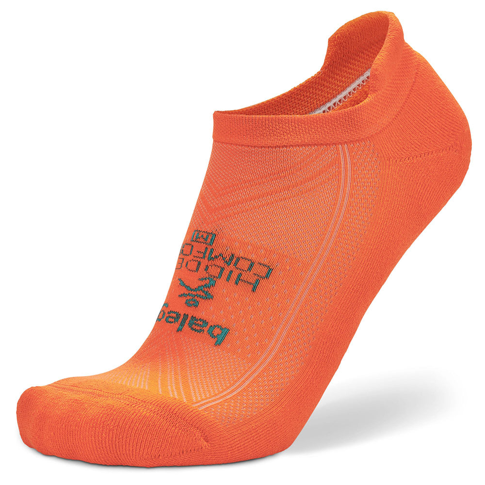 Balega Hidden Comfort No Show Socks in Neon Orange