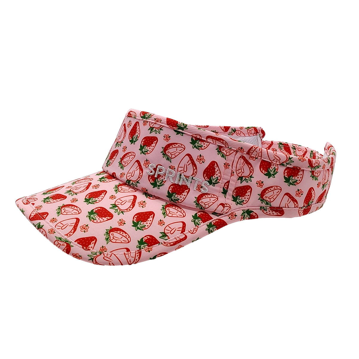 Sprints Running Visors - Berry Fast Strawberry