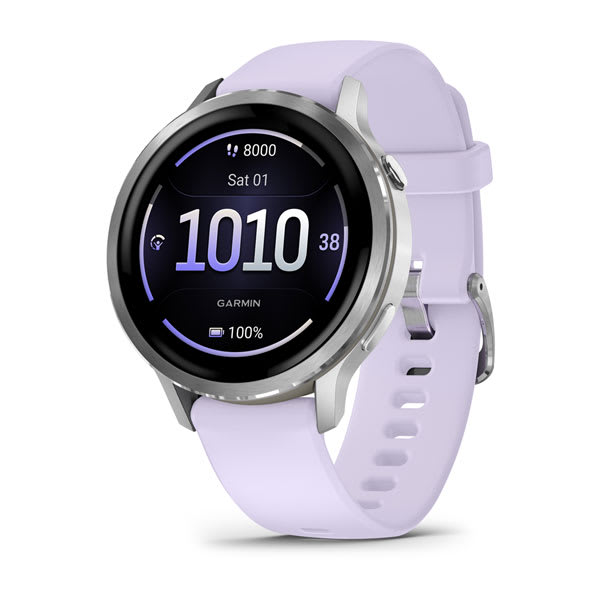 Garmin Venu 4 - Silver with Periwinkle / 41 mm