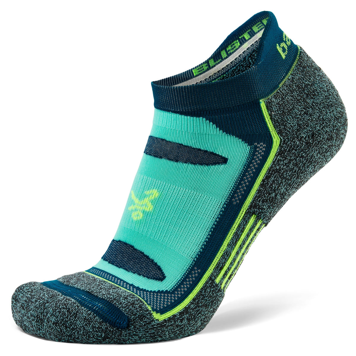 Balega Blister Resist No Show socks in Teal