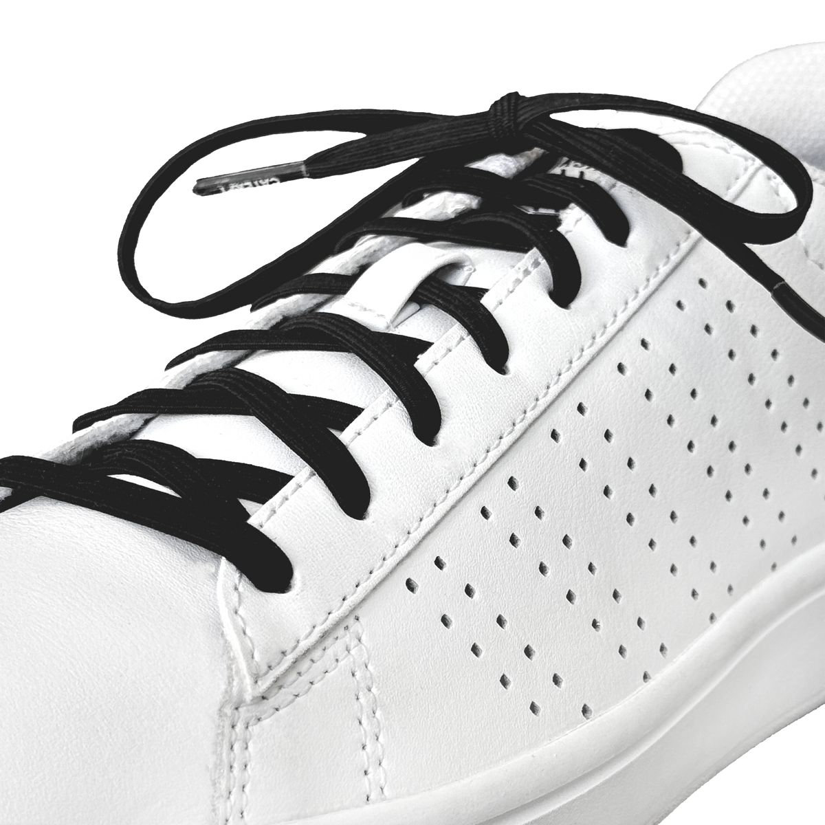 Caterpy Air Elastic Shoelaces - Air 2.0 - Jaguar Black - Small: 36in (91cm)