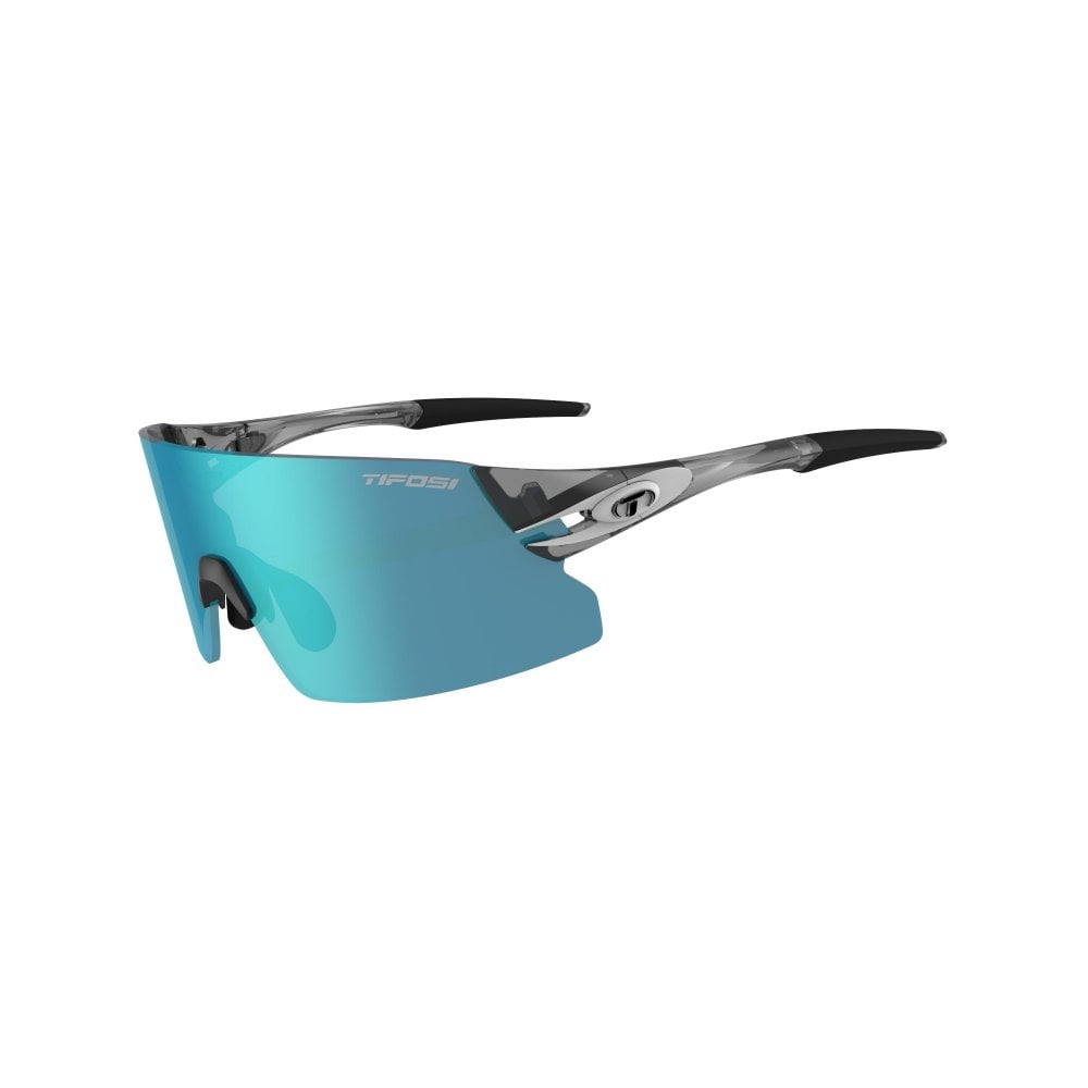 Tifosi Rail XC Interchangeable Lens Sunglasses - Crystal Smoke - Crystal Smoke / Includes - Clarion Blue - AC Red - Clear Lens