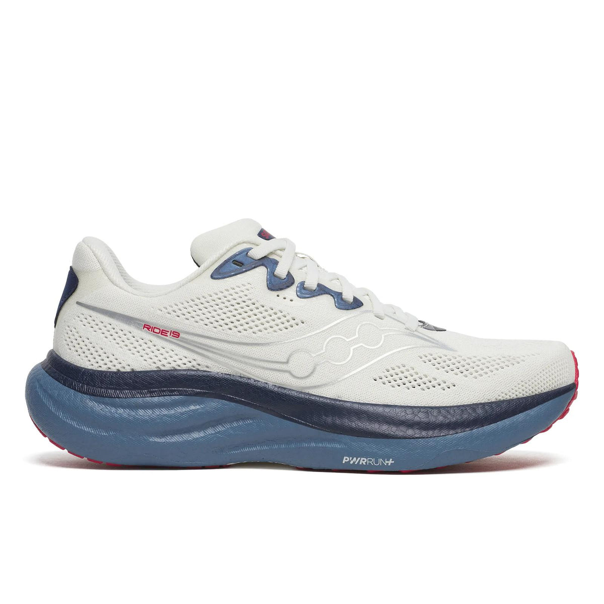 Men's Saucony Ride 19 - Ivory/Storm