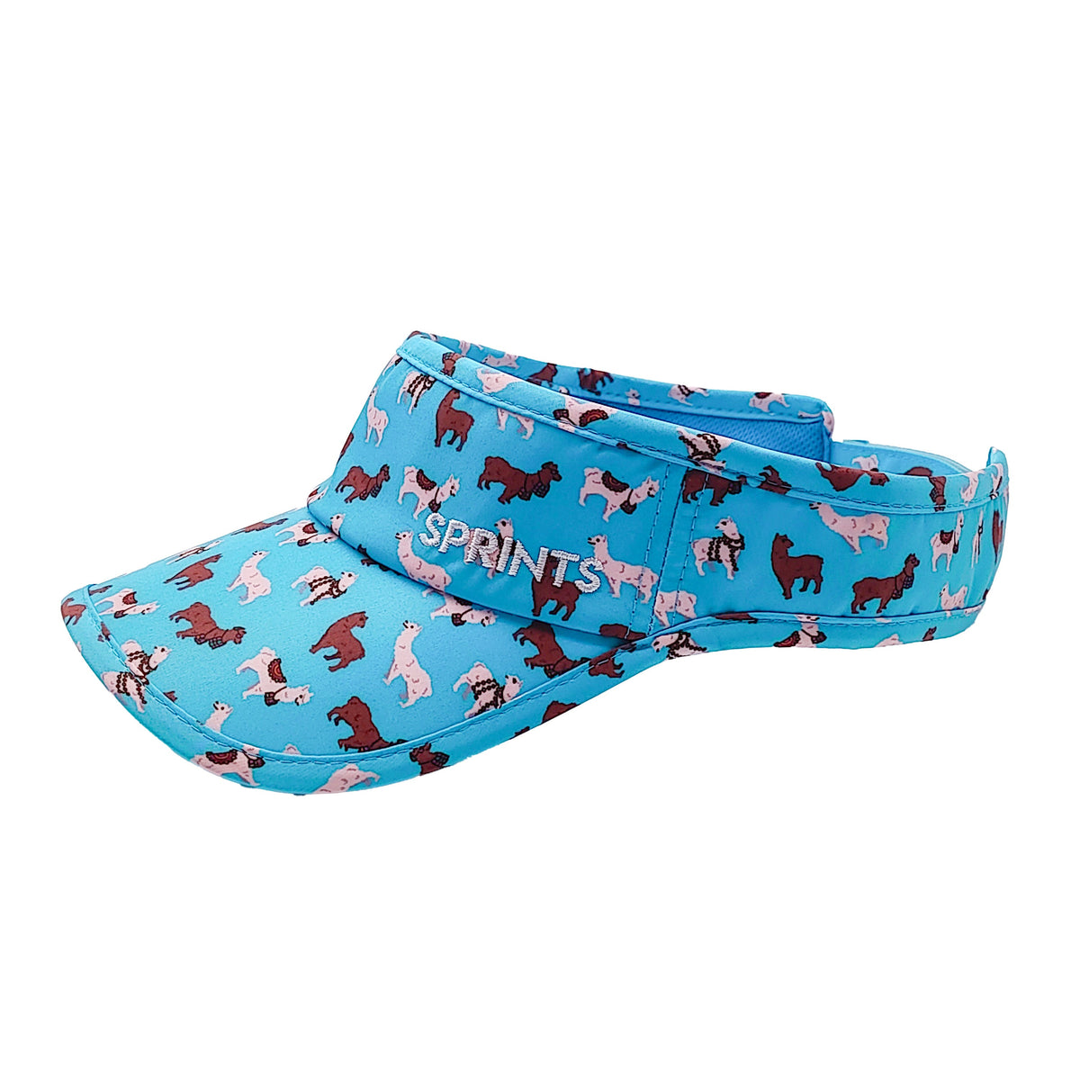 Sprints Running Visors - Wooly Cooly Llamas